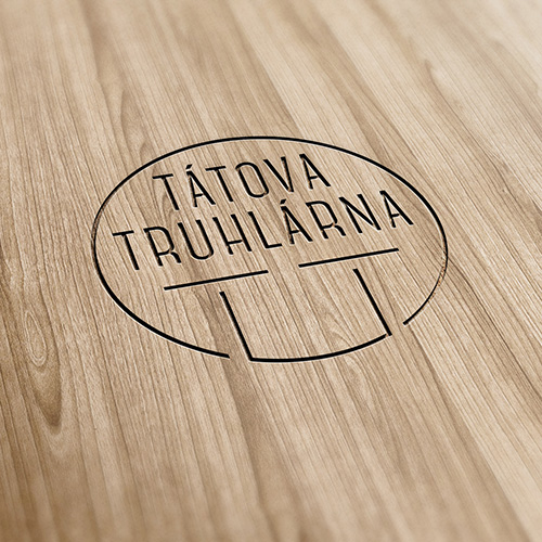 Tvorba loga logomanuálu vizitek kartiček na míru Tátova truhlárna portfolio