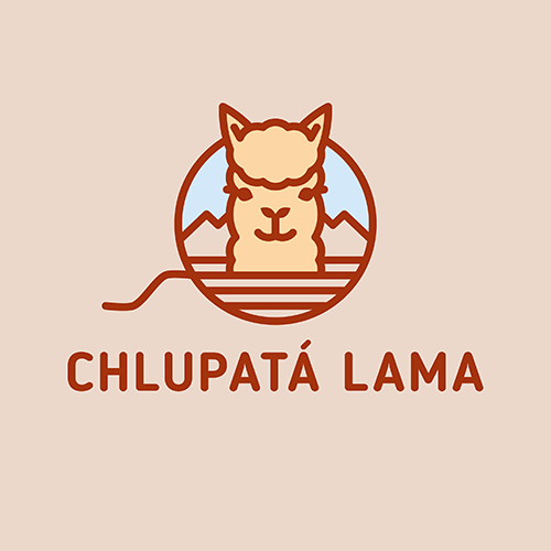 Tvorba loga na míru Chlupatá lama