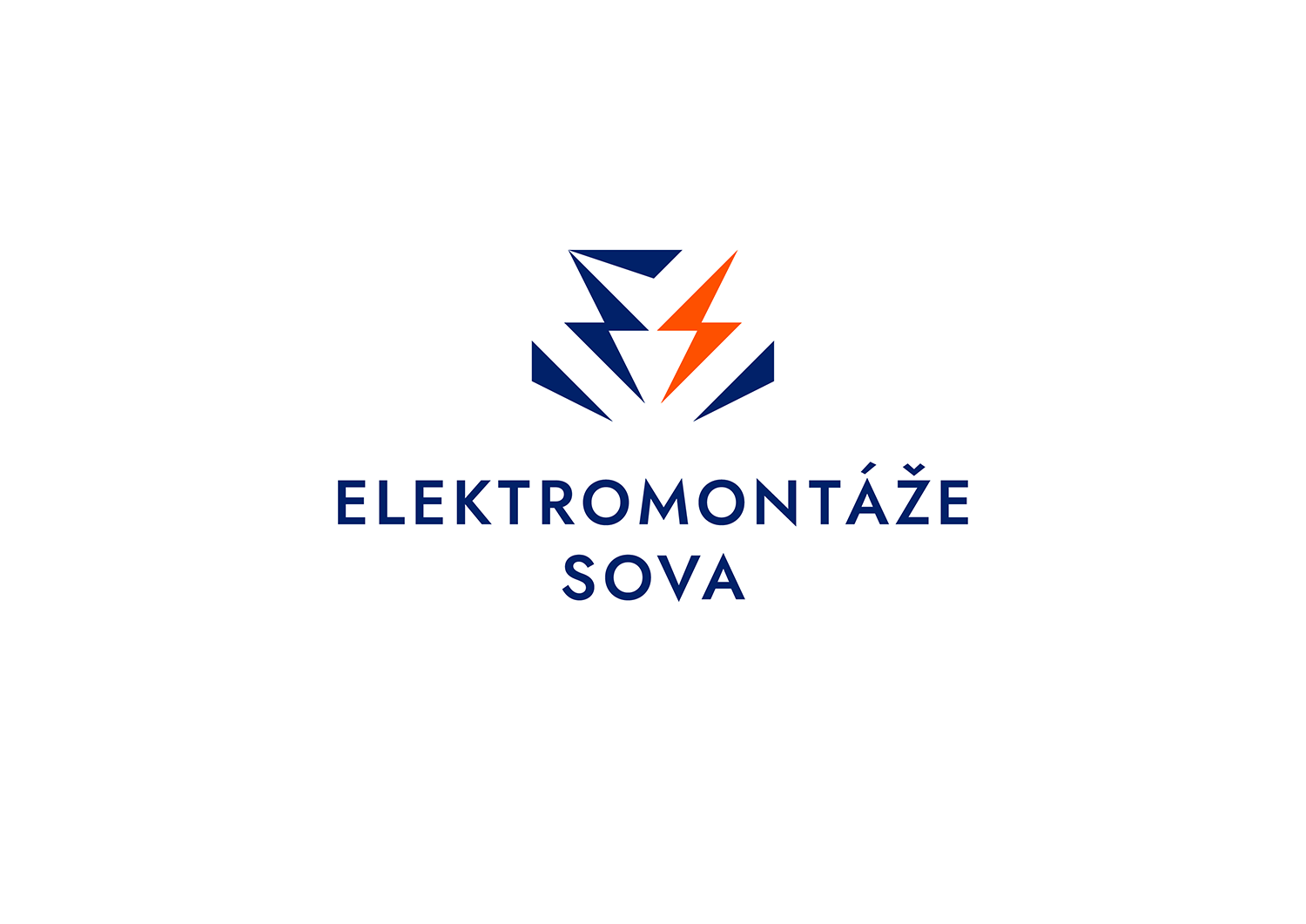 Tvorba loga na míru Elektromontáže Sova