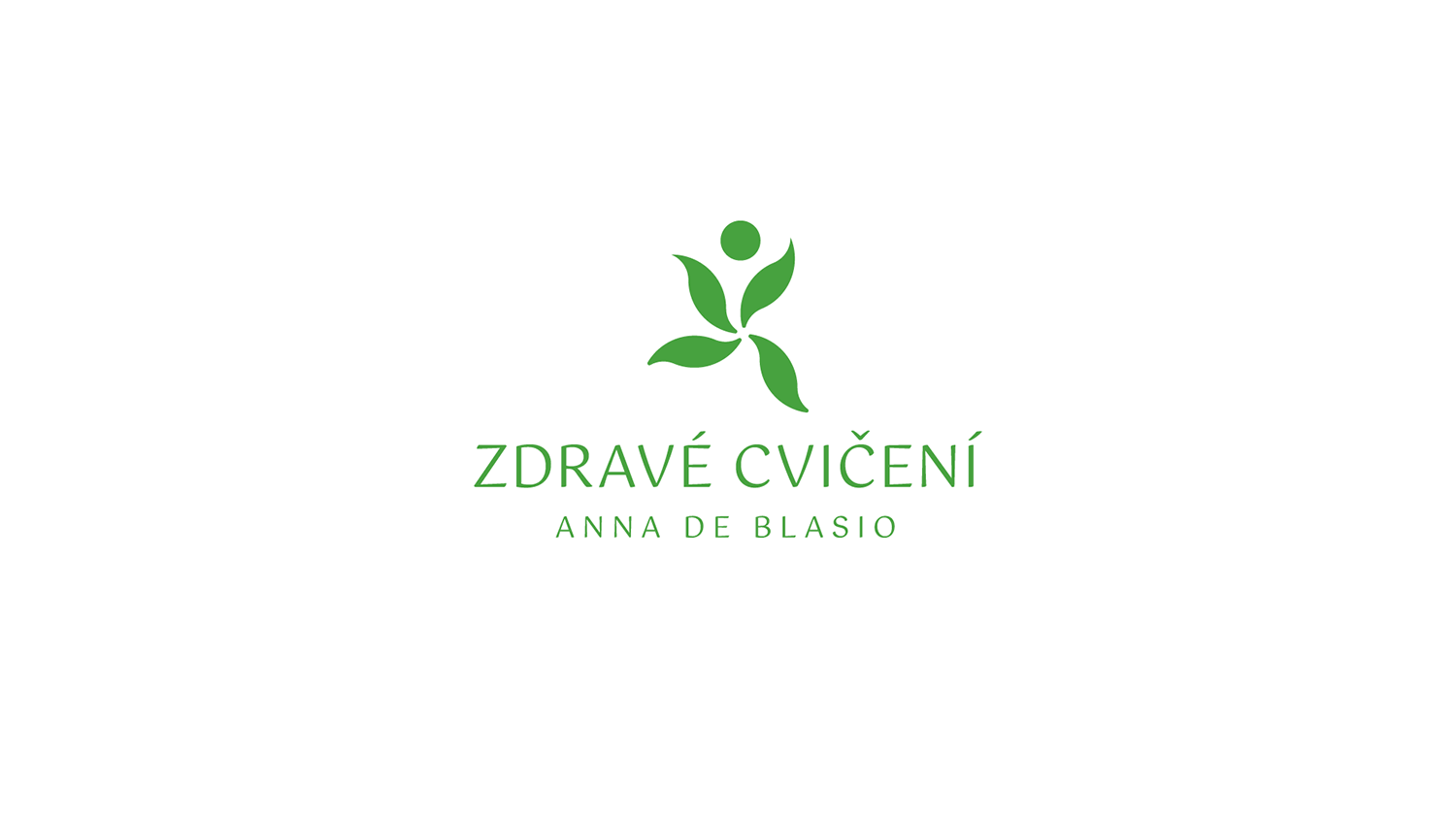 Tvorba loga na míru Zdravé cvičení Anna De Blasio