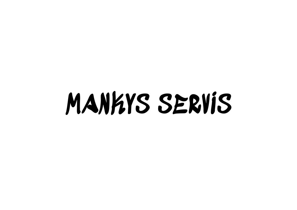 Tvorba loga na míru Mankys servis logotyp